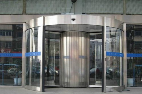 兩翼自動旋轉(zhuǎn)門設(shè)計裝修效果圖